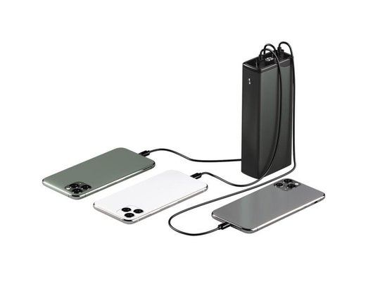 Внешний аккумулятор OLMIO QL-30 30000mAh 22.5W QC3.0/PD gray